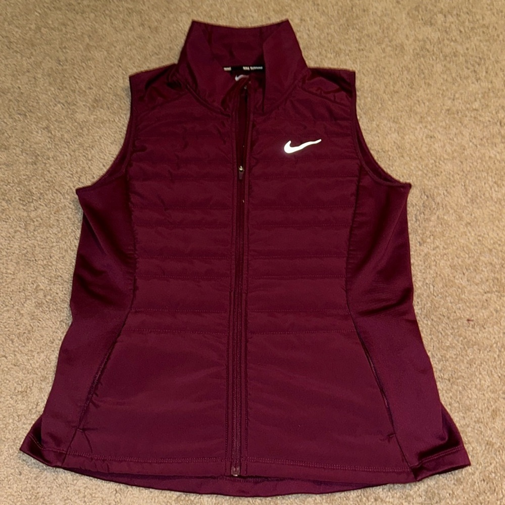 Nike Women's Maroon Puffer Vest